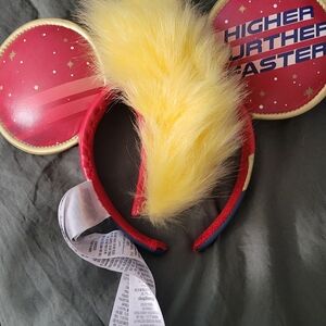 Disney Superhero Red and Yellow ear headbands featuring her signature mohawk. 